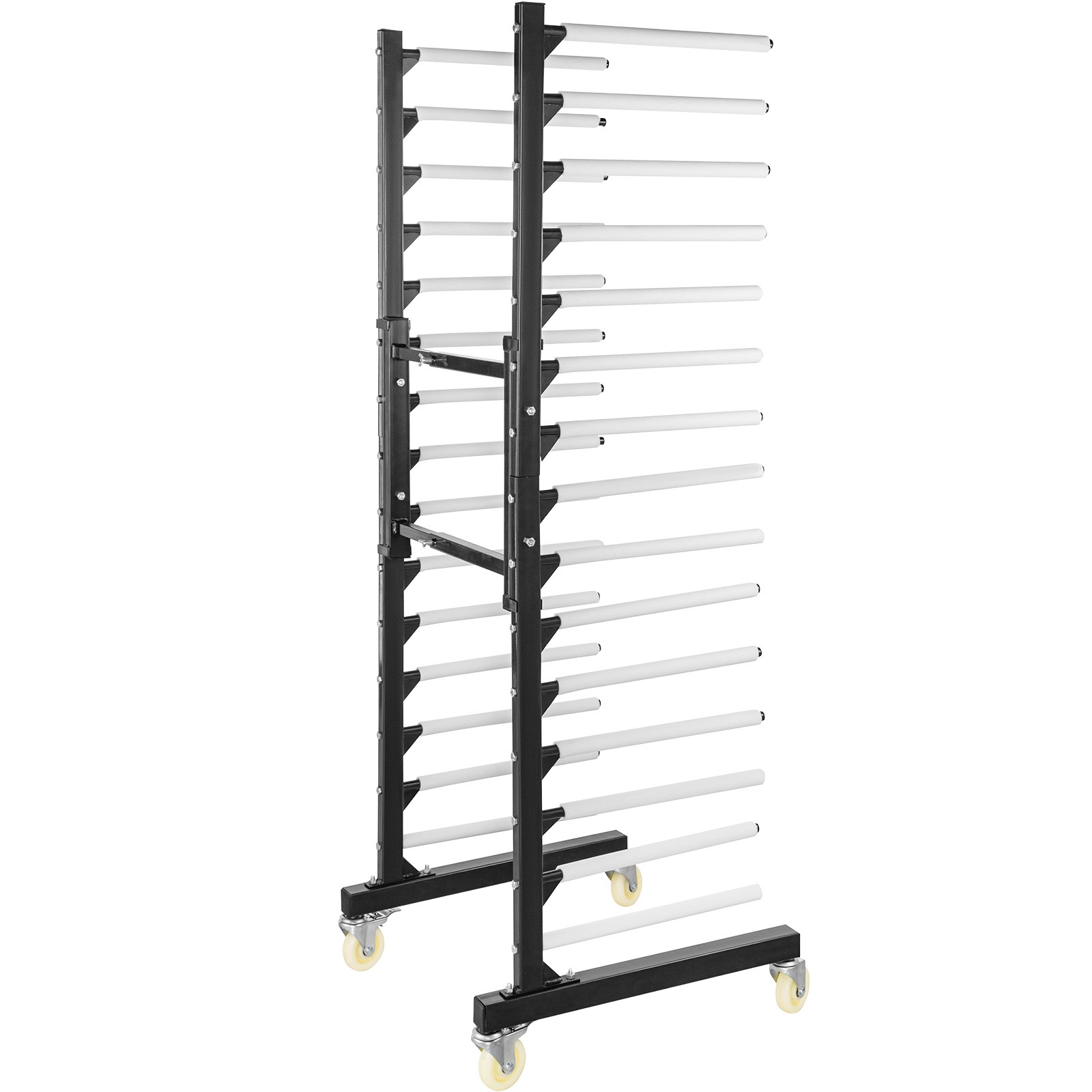 Vevor Droogrek Schilderwerk Painting Drying Rack 770 Lbs 15 Paar Armen Zwart