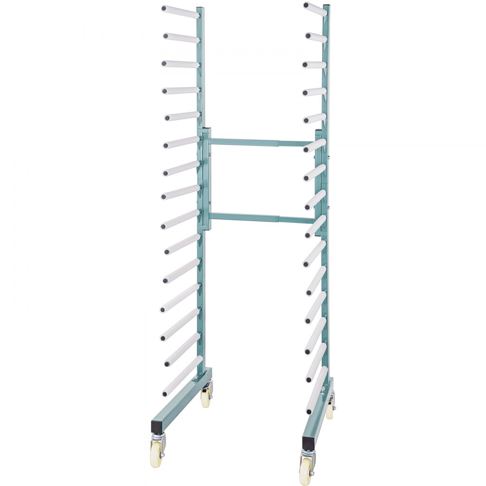 Vevor Droogrek Schilderwerk Painting Drying Rack 770 Lbs 15 Paar Armen Groen