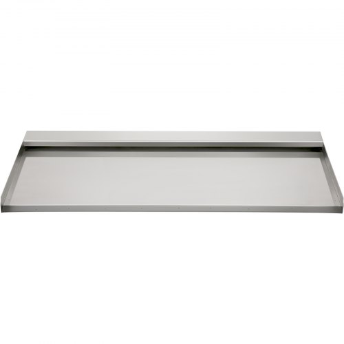 VEVOR Waterval Overlaat, 60cm RVS Waterval Zwembad Fontein, Rechthoekige Zwembad Fontein Cascade, Cascadeblad met Connector Slang Klem PTFE-tape, Zwembadfontein Waterval voor Koi-visvijver Waterpartij