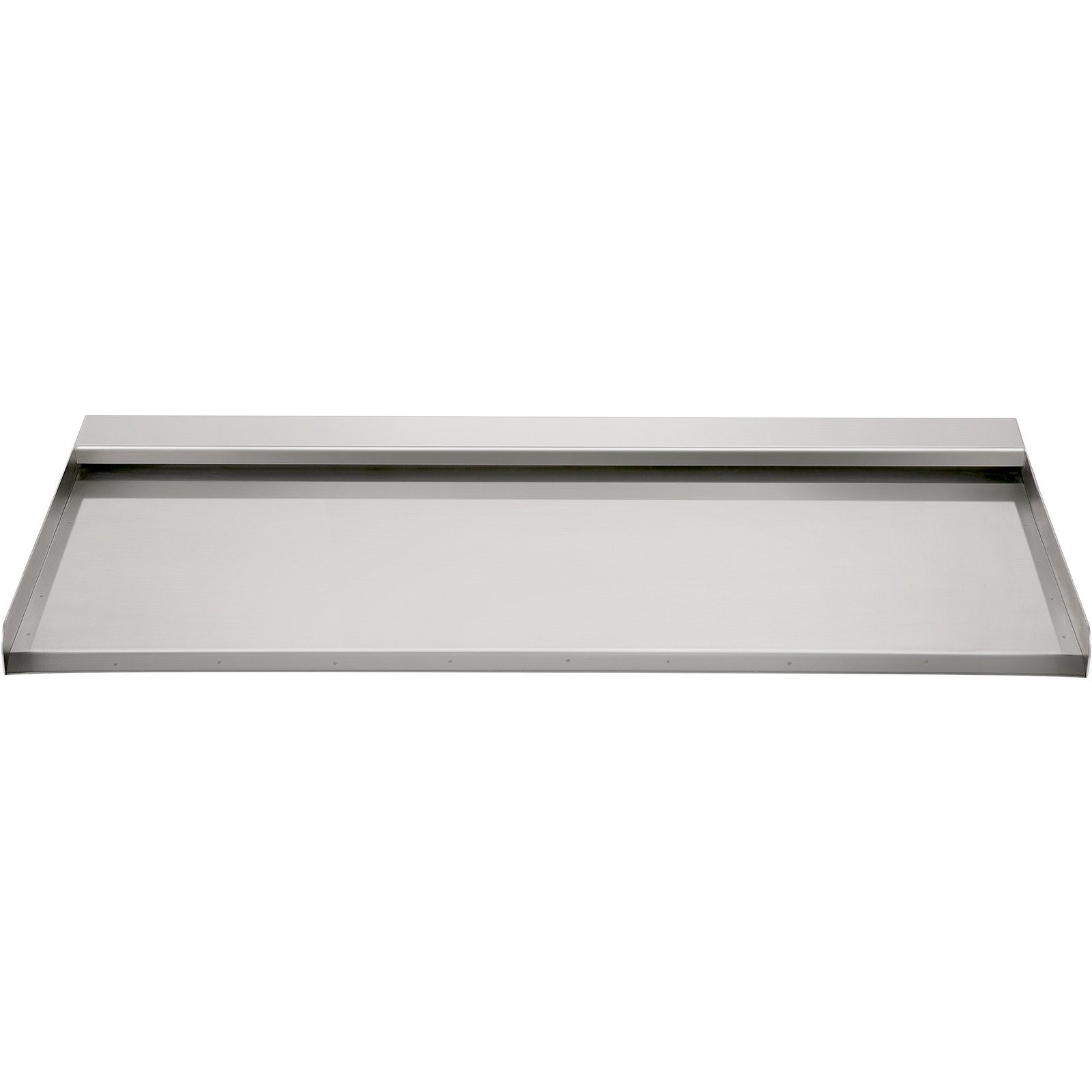 VEVOR Waterfall Blade, 60cm Stainless Steel Waterfall Spillway, Rectangular Waterfall Pool Fountain, Cascade Blade with Connector, Hose, Clamp & PTFE Tape, Water Blade for Koi Fish Pond, Water Feature