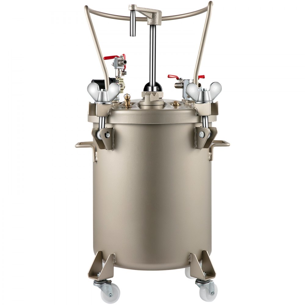 Vevor Verf Druk Pot Pressure Tank Paint Spray Drukvat Gouden Handmatige 40l