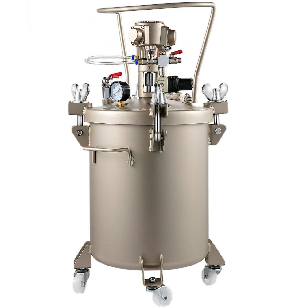 Vevor Verf Druk Pot Pressure Tank Paint Spray Verfreservoir Automatisch 40l