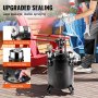 VEVOR Druktank voor spuitverf, 30 liter volautomatische druktank met roerfunctie, 70 psi instelbare druk, druktank verfcontainer met spuitpistool en slangen, voor schilderen