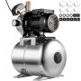 Vevor Shallow Well Jet Pump With Tank, Jet Pomp Met 1000 W 22 L, 220 V / 50 Hz