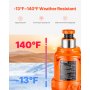 VEVOR Hydraulic Bottle Jack, 20 Ton/44092 lbs Welded Bottle Jack with 6.69''-12.6'' Lifting Range & 3-Section Long Handle, for Car, Pickup, Truck, RV, Auto Repair, Industrial Engineering