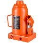 VEVOR hydraulische autokrik 30 t fleskrik met 285-475 mm hefbereik en 3-delige lange handgreep, voor auto pick-up truck camper autoreparatie industriële techniek