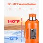 VEVOR Hydraulic Bottle Jack, 50 Ton/110231 lbs Welded Bottle Jack with 11''-17.32'' Lifting Range & 3-Section Long Handle, for Car, Pickup, Truck, RV, Auto Repair, Industrial Engineering