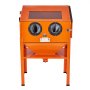 VEVOR 60-Gallon zandstraalcabine, 40-120 PSI zandstraalcabine met standaard, robuuste stalen zandstraalmachine met straalpistool en 4 keramische spuitmonden voor het verwijderen van verf, vlekken en roest