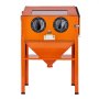 VEVOR 60-Gallon zandstraalcabine, 40-120 PSI zandstraalcabine met standaard, robuuste stalen zandstraalmachine met straalpistool en 4 keramische spuitmonden voor het verwijderen van verf, vlekken en roest