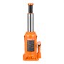 VEVOR hydraulische krik, flessenkrik, 20 ton, hefbereik 225–435 mm, zware flessenkrik voor auto's, SUV's, pick-ups, autoreparatie, huisliften, landbouwmachines, oranje