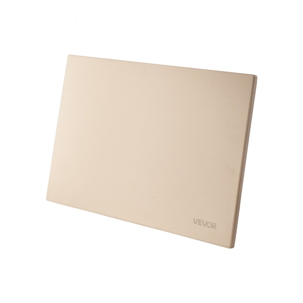VEVOR Pizzasteen Baksteen 508 x 355 mm, rechthoekige cordieriet pizzasteen, extra grote steenplaat met schraper, 17 mm dik, hittebestendig, geschikt voor keukenovens, broodbakken, pizzabakken en grillen