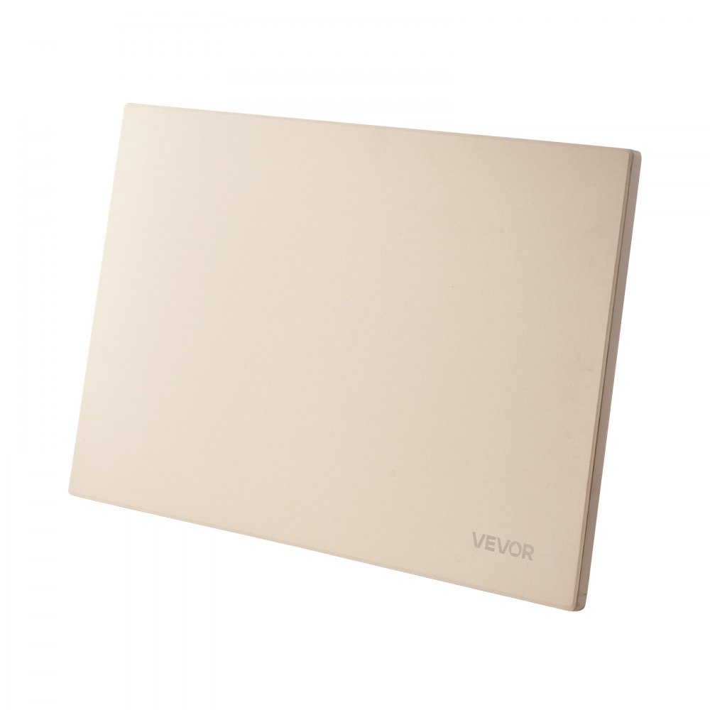 VEVOR Pizzasteen Baksteen 508 x 355 mm, rechthoekige cordieriet pizzasteen, extra grote steenplaat met schraper & schep, 1,5 cm dik, hittebestendig, voor keuken oven brood bakken pizza bakken