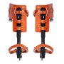 VEVOR Tree Climbing Spikes, 1 Pair Alloy Steel Climbing Spurs, 350lbs Load Capacity Tree Climbing Gear with Straps and Spike Protectors, Arborist Equipment for Climbers, Hunting, Fruit Picking, Orange