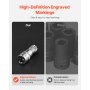 XZN driehoeks spline bit doppenset, 10-delig, M4-M18, Cr-V staal, opbergkoffer
