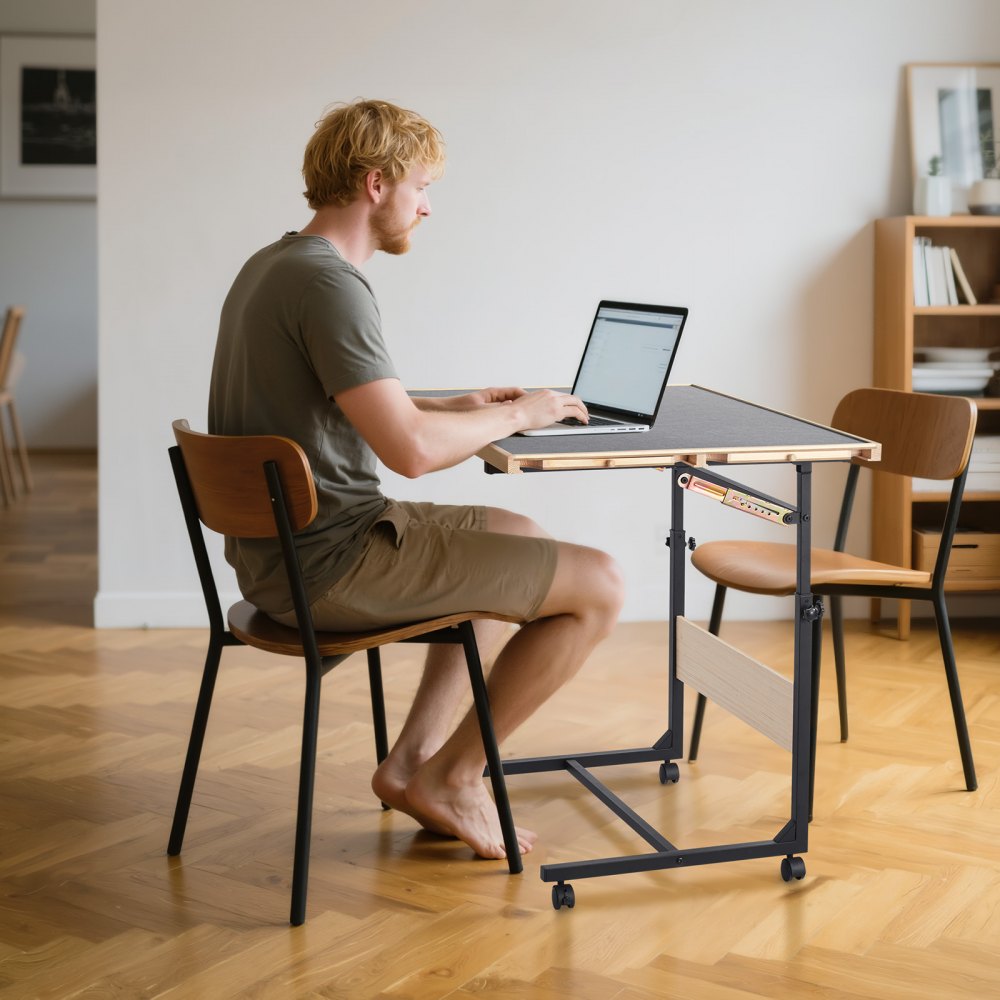 VEVOR 1500 Piece Puzzle Table with Legs, 4 Drawers and Cover, 86x63cm Portable Wooden Board with Wheels, Jigsaw Puzzle Accessories for Adults, Adjustable Height & 5-Tilting-Angle, Gift for Mom