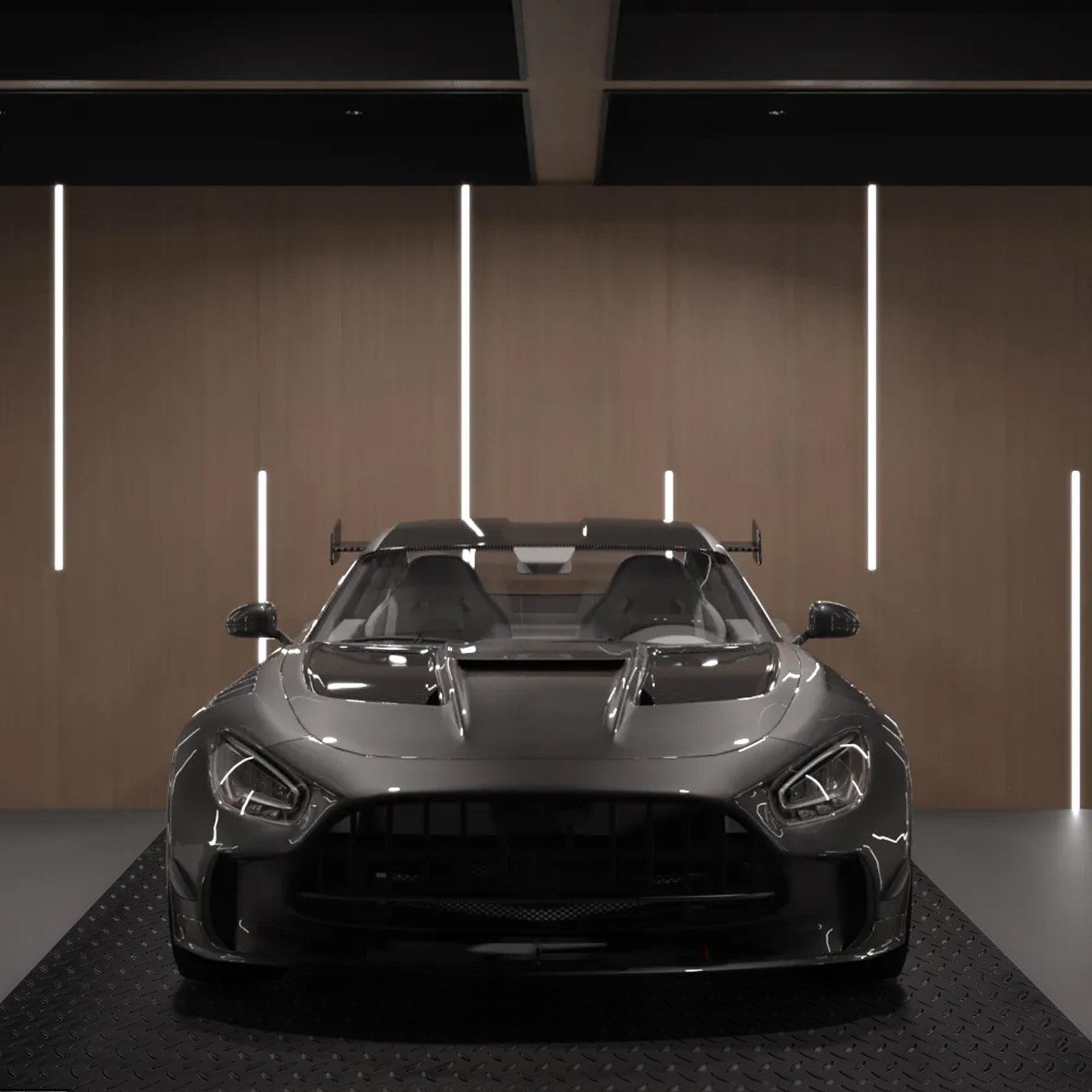 Hopopula PVC-vloermat 0,25*110*520 cm Garagedeurmat Garagevloer Zwarte garagemat