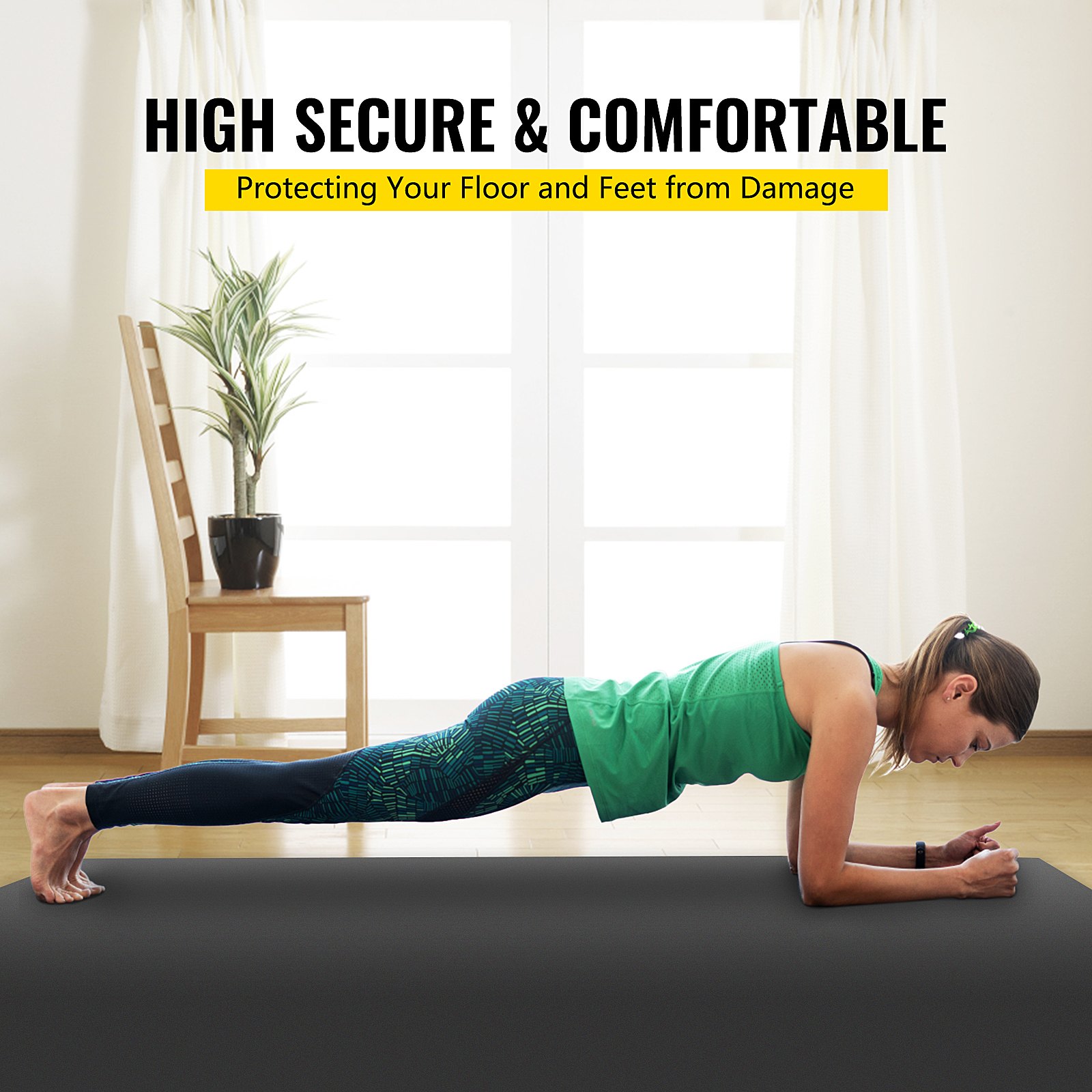 Vevor Pvc-vloeren Tapijt Vloerbedekking Lino Bescherming Vloeren Danszaal 2x2,4m