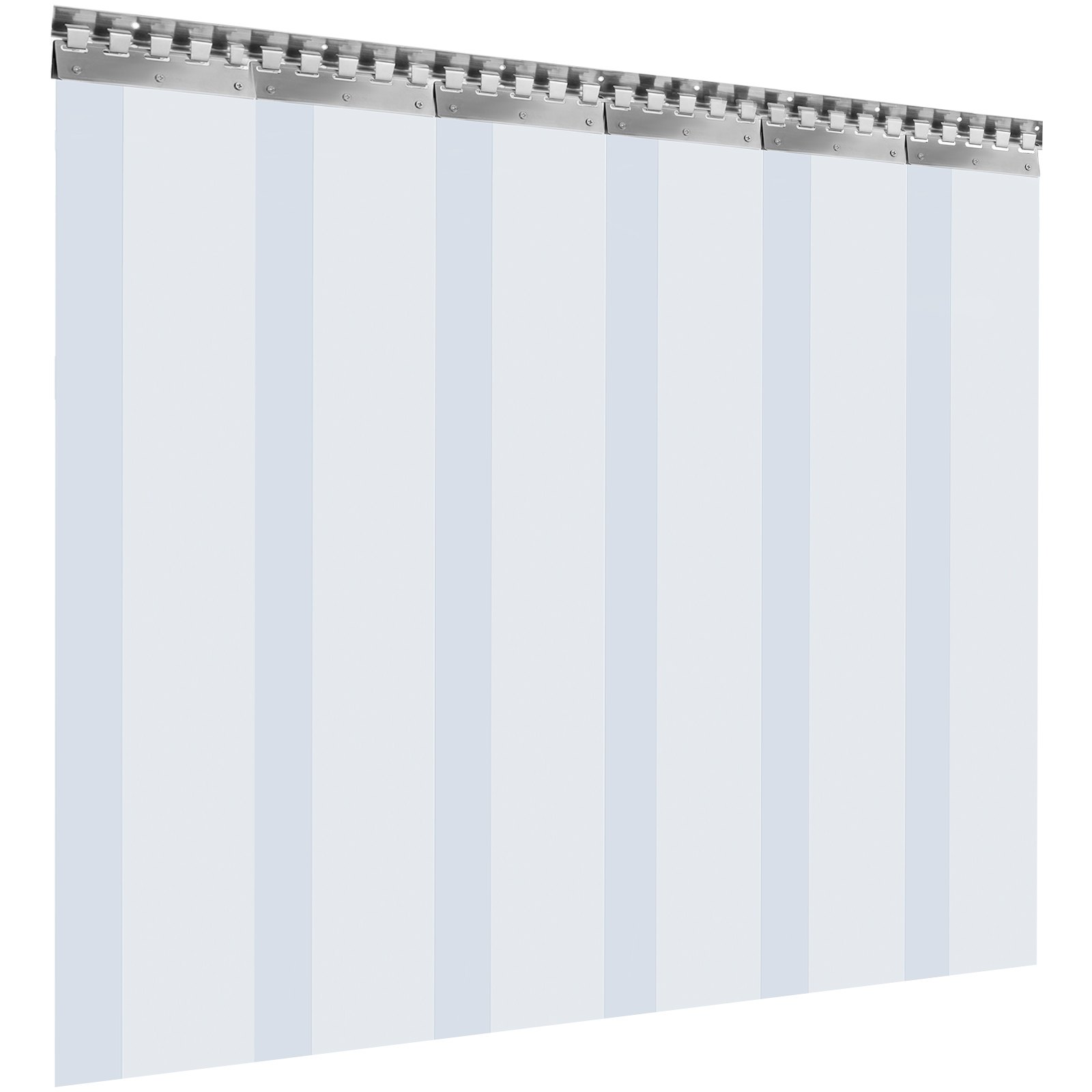 Pvc-strokengordijn Vinyl Deurstrips 1x2,25 M, Vinylstroken Deurgordijn, 6 Stroken