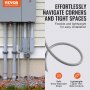 VEVOR flexible electrical conduit for easy installation, navigating corners and tight spaces effortlessly.