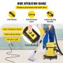 VEVOR Wet Dry Vacuum Cleaner, 5.3 Gallon 2 Peak HP, 4-in-1 Portable Shop Vacuum with Blow & Spray Function, Remote Control, HEPA & Sponge Filtration, 5 Brush for
Household, Car