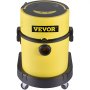 VEVOR Wet Dry Vacuum Cleaner, 5.3 Gallon 2 Peak HP, 4-in-1 Portable Shop Vacuum with Blow & Spray Function, Remote Control, HEPA & Sponge Filtration, 5 Brush for
Household, Car