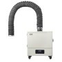 VEVOR Solder Fume Extractor, 459 m³/h Strong Suction Soldering Smoke Absorber with 280W Brushless Motor, 4-Stage Filters, 10-Speed & Remote Control Smoke Purifier for Soldering, Engraving, DIY Welding