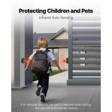 VEVOR 280W schuifpoortaandrijving 600kg poortaandrijving tuinpoortaandrijving poortopener tot 25m