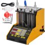 VEVOR 220V Ultrasone Benzine Injector Reiniger 140 ml Olieverversingsmachine 20,0 ms Reinigingstester 7500 U Autotester Auto Brandstofinjector 0,6 MPa Reiniging Injector Tester