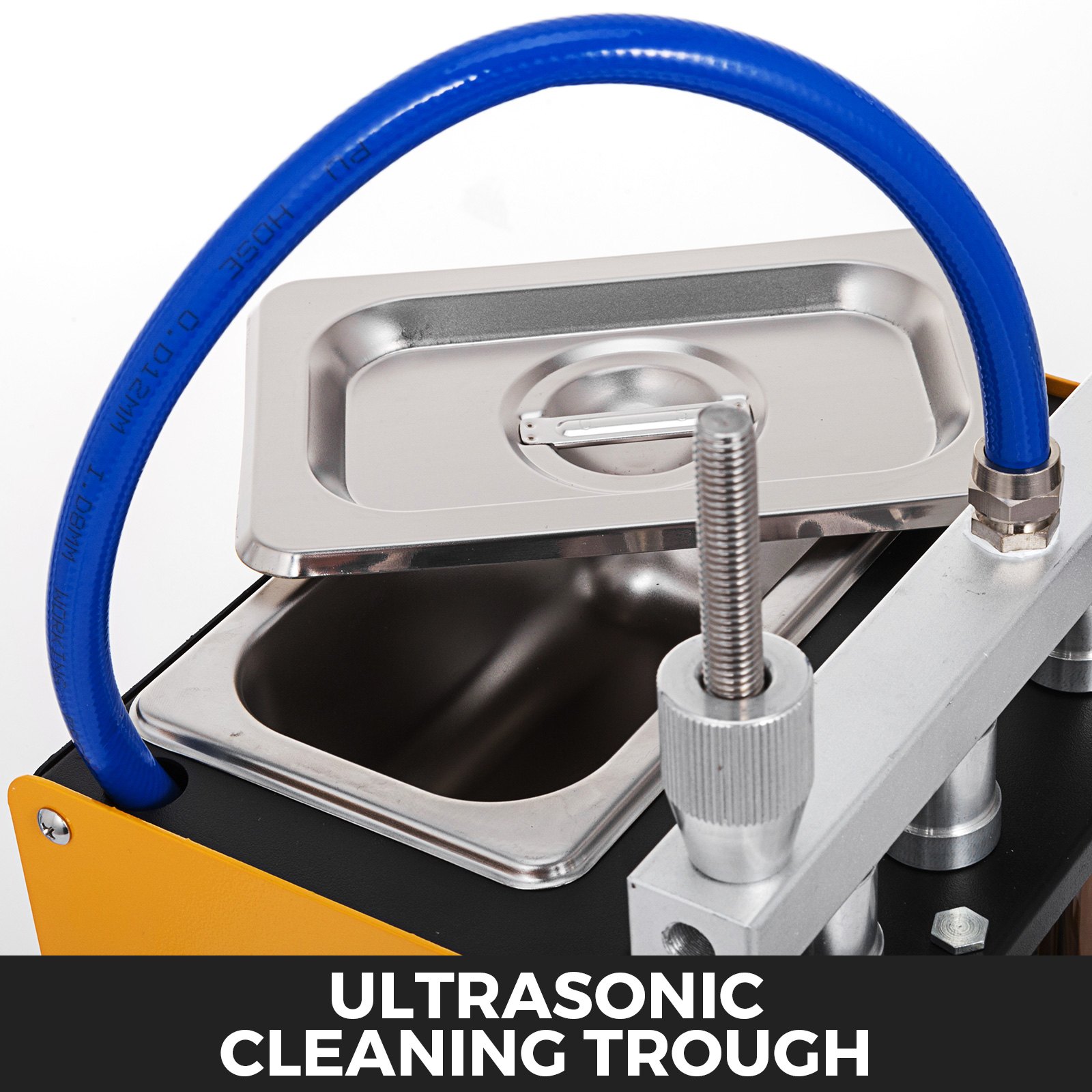 VEVOR 220V Ultrasone Benzine Injector Reiniger 140 ml Olieverversingsmachine 20,0 ms Reinigingstester 7500 U Autotester Auto Brandstofinjector 0,6 MPa Reiniging Injector Tester