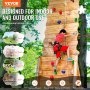 VEVOR 32 Rock Climbing Holds, Multi-Size and Multi-Colored Climbing Rocks for Kids and Adults, Rock Wall Holds with Mounting Hardware, Climbing Wall Grips for Indoor and Outdoor Playground Play Set