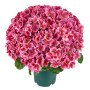 VEVOR 2-pack kunstbloemen in potten, 508 mm, nepgeraniums, dieproze, kunstbloemen in pot voor thuis, kantoor, café, gemaakt van zijde en PE-plastic, klaar voor gebruik, onderhoudsvrije kunstplant