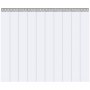 VEVOR PVC strokengordijn 152x213cm lamellen lamellengordijn transparant zacht PVC+DOTP per meter 2mm dik strokengordijn stalgordijn inclusief bevestigingsmateriaal Ideaal voor deuren tot ca. 152cm