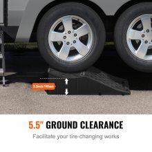 VEVOR autohelling garagehelling, 1 stuk laag profiel autoservicehelling, 9 ton laadvermogen, 14 cm hefhoogte autohelling, zware bandenhelling voor olieverversing, autolift en voertuigonderhoud