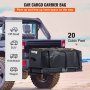 VEVOR Hitch Cargo Carrier Bag, Waterproof 840D PVC, 149.9 x 60.9 x 60.9 cm (0.57 m³), Heavy Duty Cargo Bag for Hitch Carrier with Reinforced Straps, Fits Car Truck SUV Vans Hitch Basket