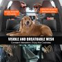 VEVOR Back Seat Extender for Dogs,Dog Hammock for Car Back seat, Dog Car Seat Cover with Hard Bottom Dog Car Seat Bed 53"x24.8" ,Supports 350lb with Mesh Window and Storage Pocket for Car, SUV,Truck