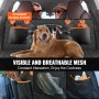 VEVOR Back Seat Extender, Dog Car Seat Cover for Back Seat Bed with Mesh Window and Storage Pocket, Supports 350lbs Dog Hammock for Car Dog Car Bed 54"x25.6" for Car, SUV, Truck