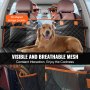 VEVOR 51.2 x 27.6 in Dog Car Seat Cover for Back Seat Waterproof 600D for SUV