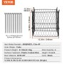 VEVOR set van 5 plantenbescherming plantenkooi tuindraad 340x340x315mm metaal