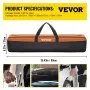 VEVOR Rod Dent Removal Kit, 20 stuks spuitloze deukreparatiestaven, roestvrijstalen deukreparatiestaven, Whale Tail Dent Repair Tools, professionele hageldeukverwijderaar