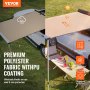VEVOR voortent caravan 1,4x2m zonnekap camper UV50+ UV-bescherming luifel 280g polyester stof luifel PU3000mm waterdicht incl. PVC tas Ideaal voor kamperen familiereünies