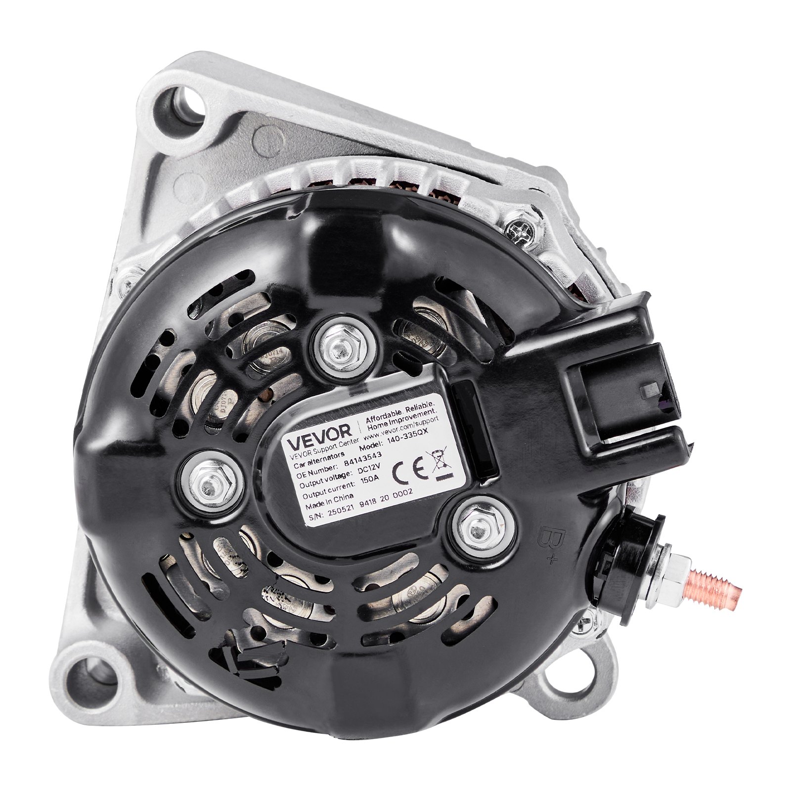 VEVOR Auto-dynamo 84143543, voor Chevy Express 2500 V6 4.3L, V8 6.0L 2018-2019, GMC Sierra 1500 2014-2016, Yukon 2015-2019, Vervangende auto-dynamo 104211-8340, 22747894, TN1042119110