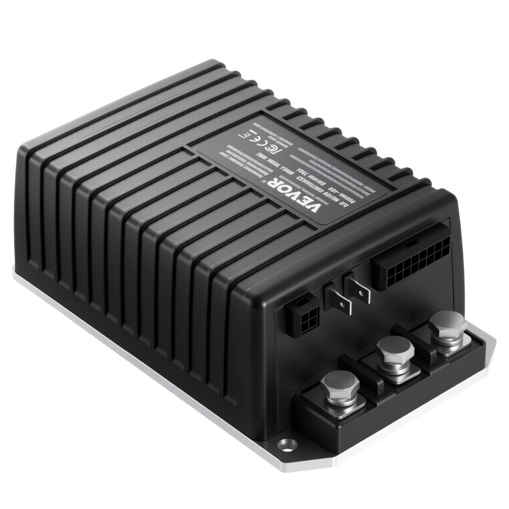 VEVOR Golf Cart Speed Controller, 48V & 250A, DC Motor Controller Replacement for 2000-2008 Club Car Golf Carts, IP65 Rated Protection, Aluminum Alloy & ABS Housing, Compatible with 1510A-5251 Models