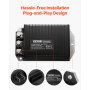 VEVOR Golfkar-snelheidsregelaar, 48V 250A, DC-motorregelaar ter vervanging van Club Car-golfkarren van 2000-2008, IP65-bescherming, aluminium ABS-behuizing, compatibel met modellen 1510A-5251