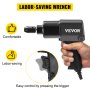 VEVOR Air Impact Wrench, 1/2" Pneumatic Impact Wrench, 660Nm Air Impact Driver, 487ft-lbs 5-Speed Control Air Impact Driver, Heavy Duty for Car Tire Rotation and Removal, Change Lawnmower Blade