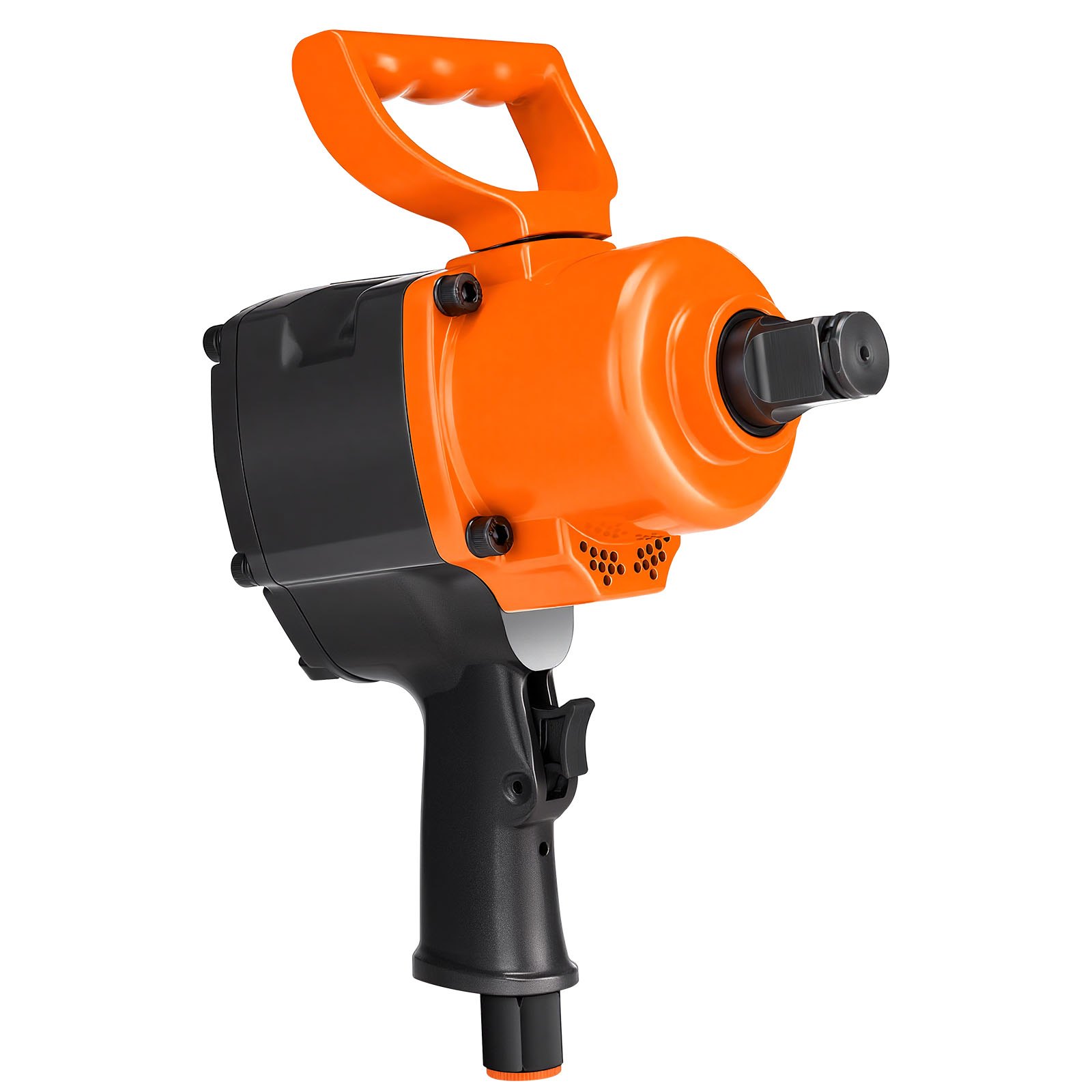 VEVOR pneumatische slagmoersleutel, 2,54 cm aandrijving, dubbele hamer, tot 1626 Nm omkeerkoppel, 4600 tpm, 6-traps pneumatisch slagmechanisme voor zware autoreparaties en -onderhoud.