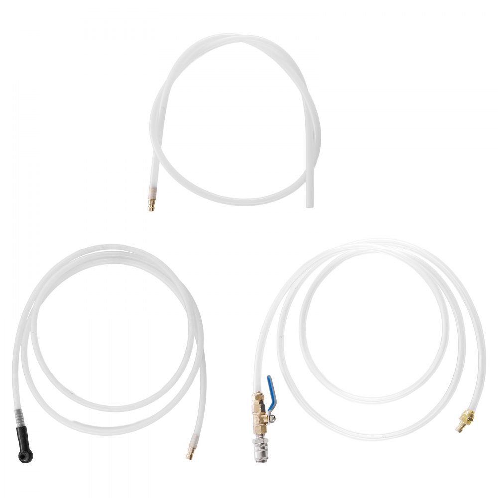 VEVOR 8L tandwieloliepomp, pneumatische transferpomp met 15 ATF-adapters, tandwielolievulapparaat met HDPE-tank, olie-afzuigpomp, olievulapparaat, olievuller, pompgereedschap voor auto's en boten