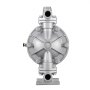 VEVOR pneumatische dubbelmembraanpomp, 25 l/min, 3/8 inch inlaat en uitlaat, pneumatische afvalolie-transportpomp, max. 100 psi, behuizing van aluminiumlegering, voor diesel, vet, kerosine, benzine