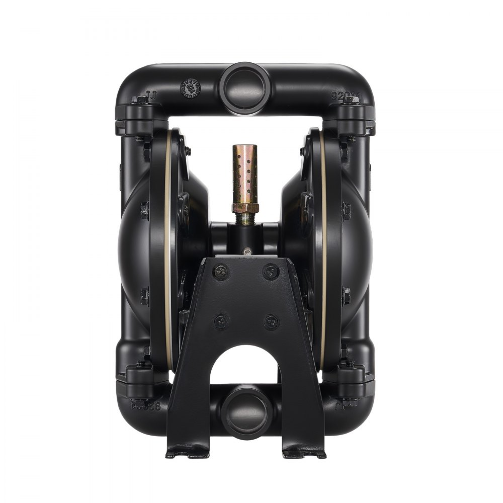 VEVOR Air Operated Double Diaphragm Pump, 35 GPM, 1 inch Inlet & Outlet Pneumatic Waste Oil Transfer Pump, Max 114 PSI, Aluminum Alloy Body, Air-Operated for Diesel, Grease, Kerosene, Gasoline & Oil