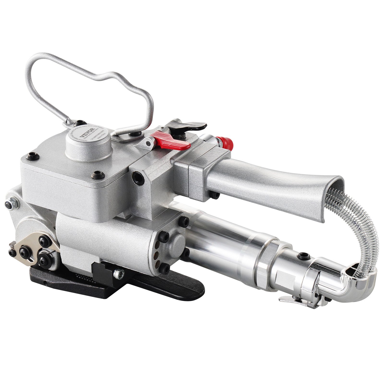VEVOR pneumatisch omsnoeringsapparaat, voor 3/4"-1" brede PET-kunststofbanden, verpakkingsbandmachine, palmpers, automatische verpakkingsmachine met een maximale spanning van 4000N, draagbare omsnoeringsset