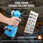 VEVOR Air Riveter, Pneumatic Air Riveter, 20.2KN Pulling Force Pop Rivet Gun Tool Kit, Heavy Duty Air Hydraulic Rivet Gun for Mechanic Tool, Construction, Home Improvement - With 13 Size Nose Pieces